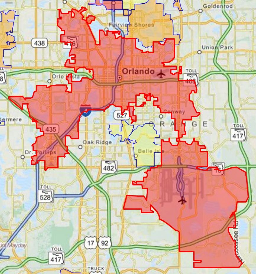 Orlando crime mapa
