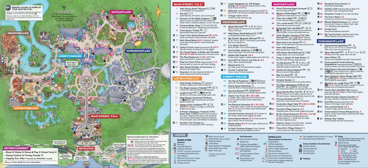 Disney Magic World Reino mapa