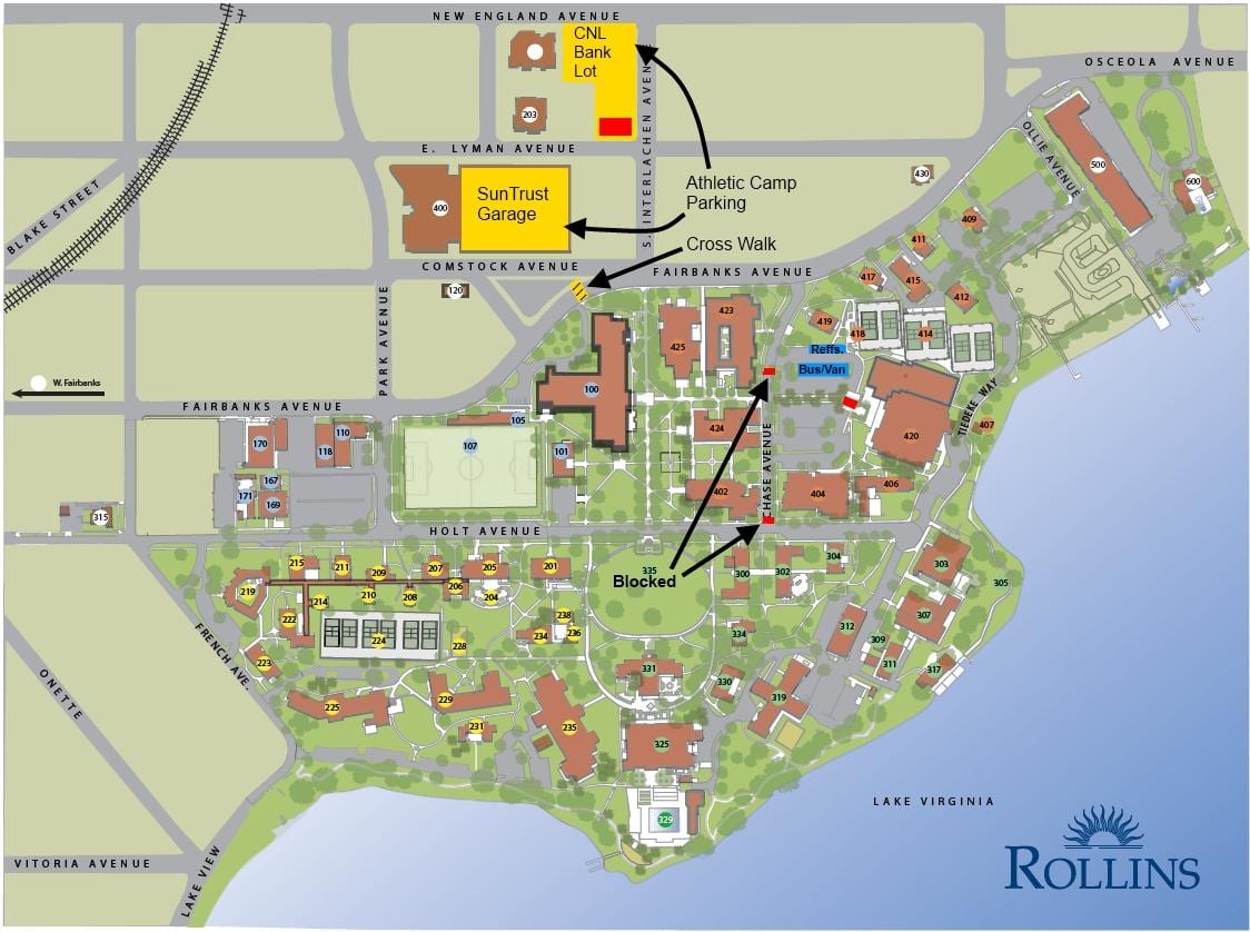 mapa de Rollins colexio